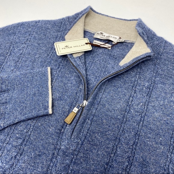 Peter Millar Other - Peter Millar Crown Fleece Cashmere Linen Sweater